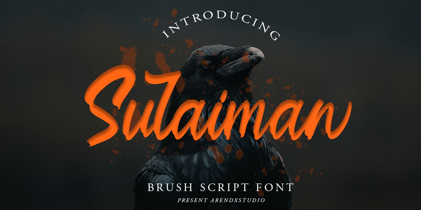 Пример шрифта Sulaiman